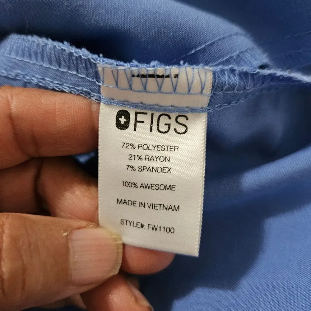 Figs Casma 3 pockets scrub top size xsmall